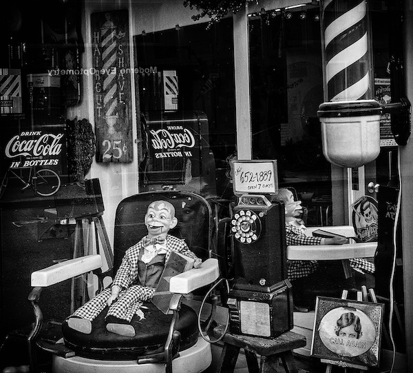 Howdy Doody in Barber Chair Oakland CA