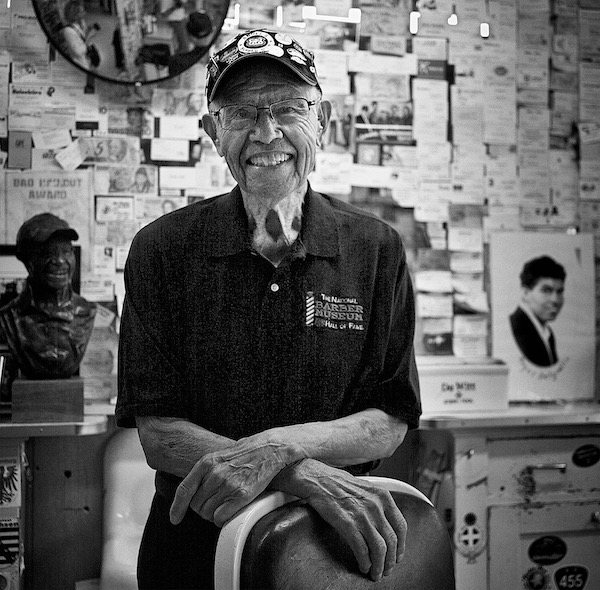 Angel Aged 90 in his Shop in Seligman AZ