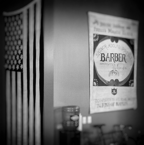 Barber Poster and Flag