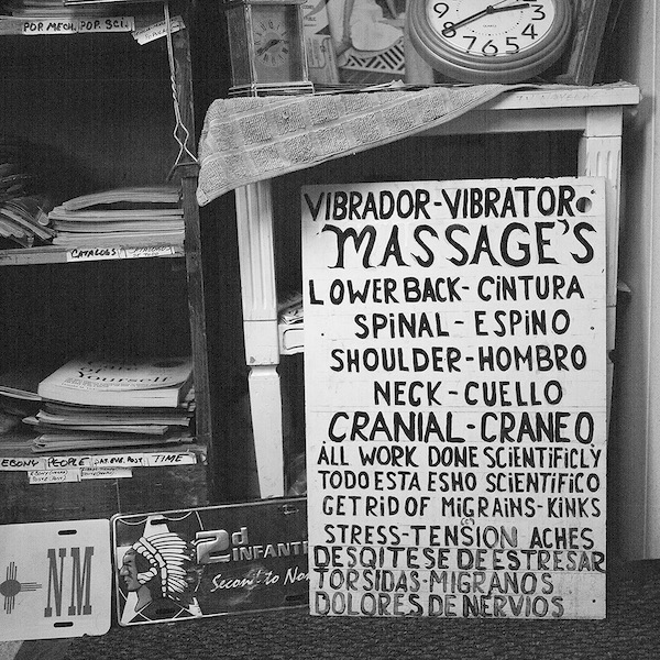 Massage Sign at Sid's