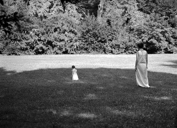 Mother and Daughter in Budapest Park 