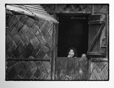 Kids Peeking Out Nagaland